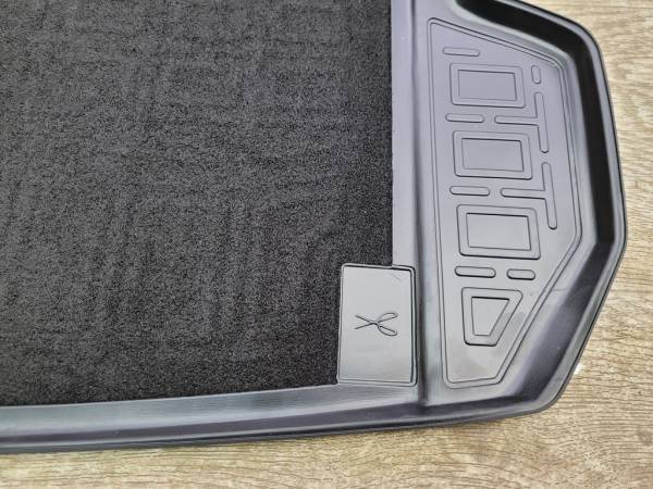 Коврики 3D в багажник Audi Q7 (4M) (2015-н.в.) с бортиком